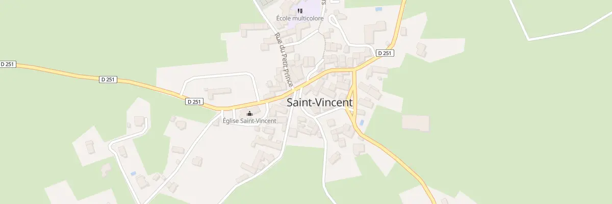 Plan du 5047 Le Bourg à Saint-Vincent