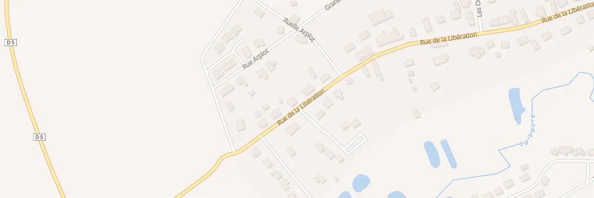 Plan du 40 Rue de la Liberation à Connantre