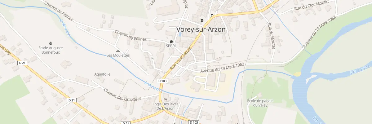 Plan du 19A Rue Louis Jouvet à Vorey