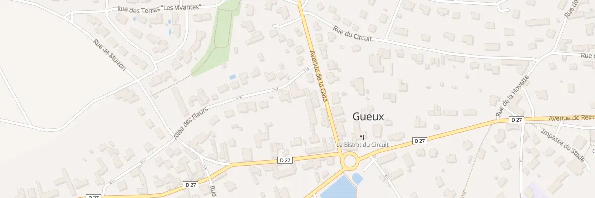 Plan du 3 All des Fleurs à Gueux