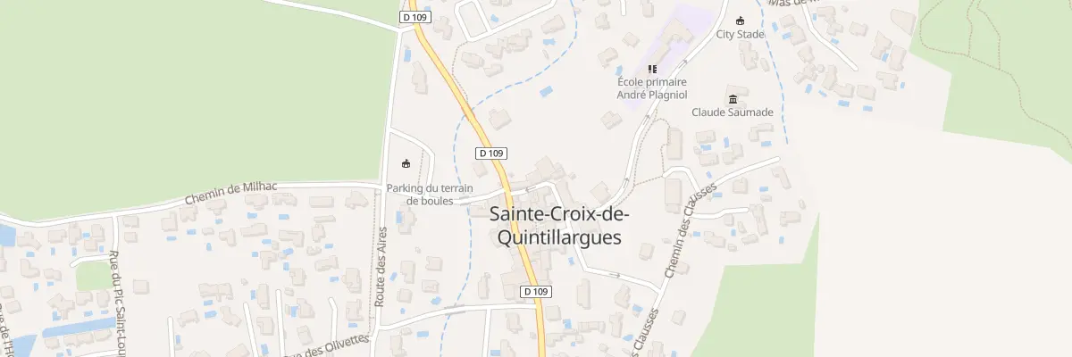 Plan du 23 Rue Francois Euzet à Sainte-Croix-de-Quintillargues