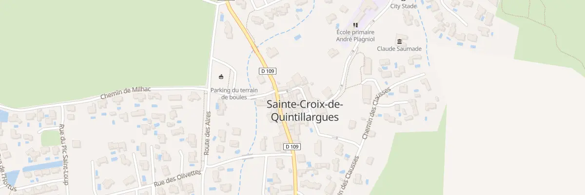 Plan du 2464 Vc La Traverse à Sainte-Croix-de-Quintillargues