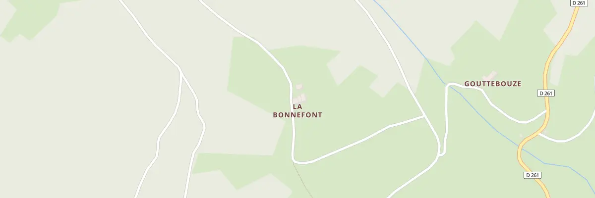 Plan du 5001 La Bonne Font à Saint-Anthème