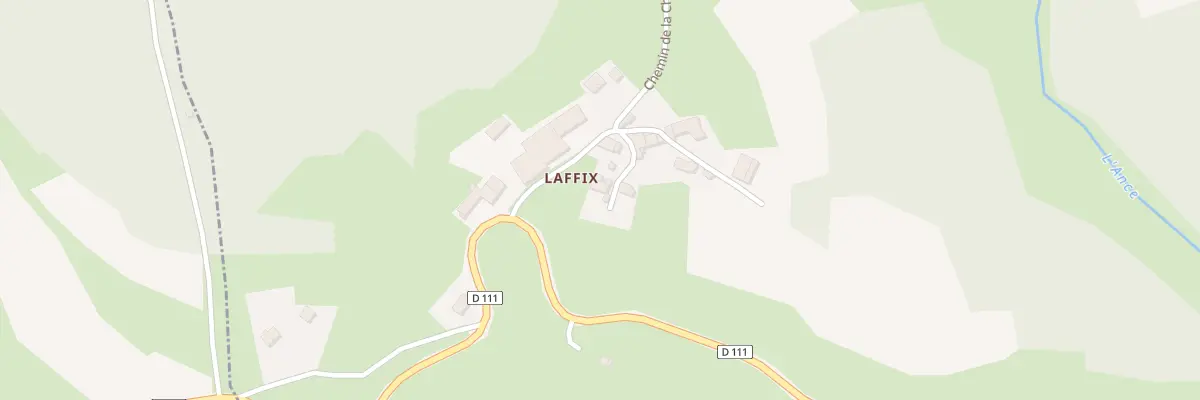 Plan du 5146 Laffix à Saillant