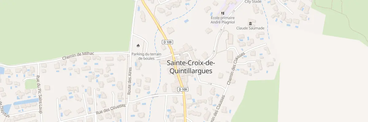 Plan du 2466 Vc La Traverse à Sainte-Croix-de-Quintillargues