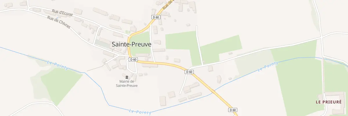Plan du 3 Rue des Jardins à Sainte-Preuve