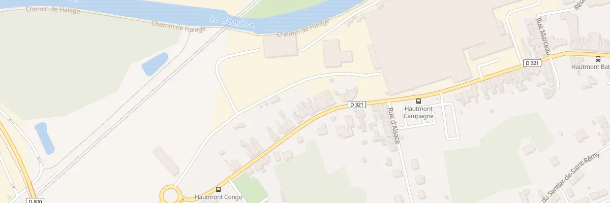Plan du 28 Rue Jules Campagne à Hautmont