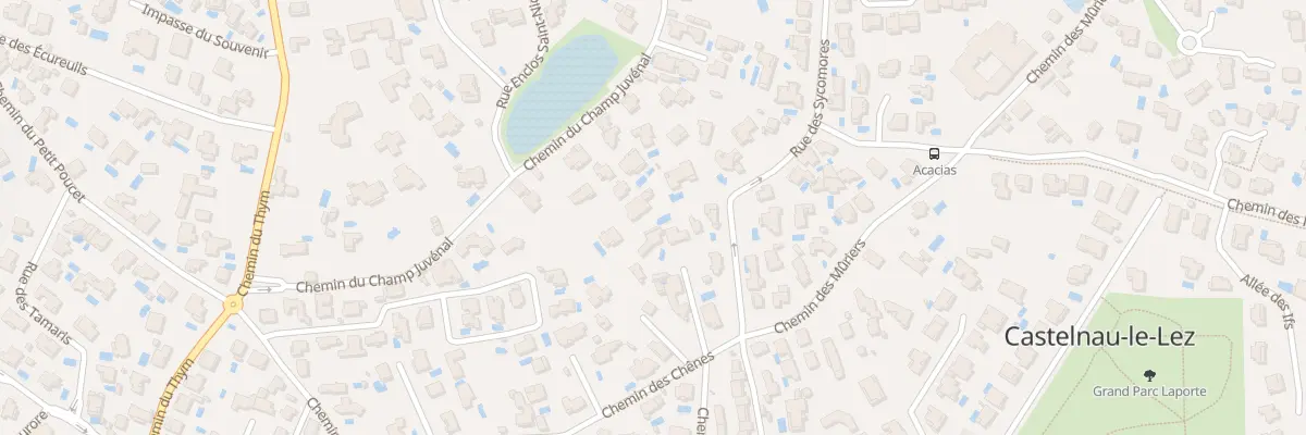Plan du 107B Rue des Sycomores à Castelnau-le-Lez