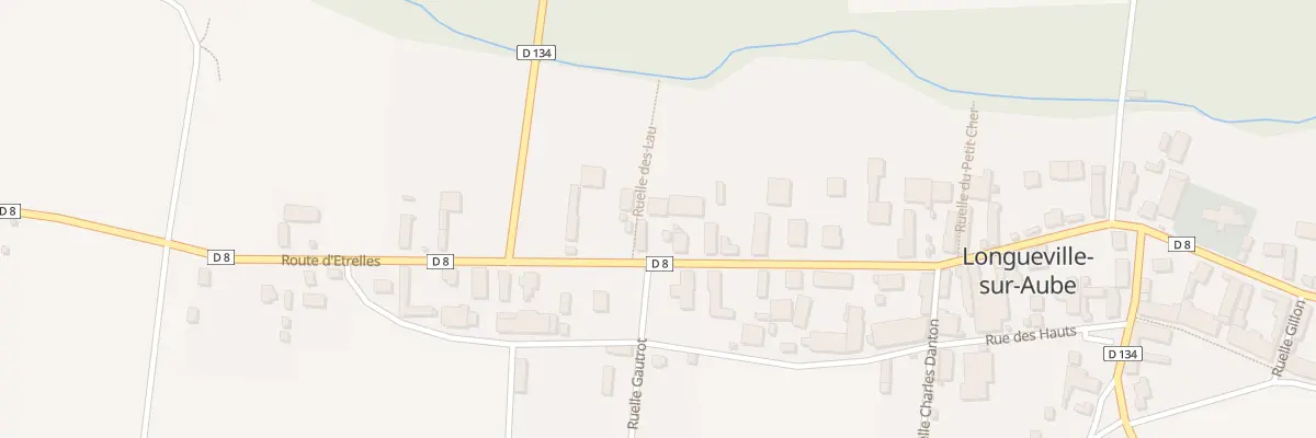 Plan du 24 Rte d’Etrelles à Longueville-sur-Aube