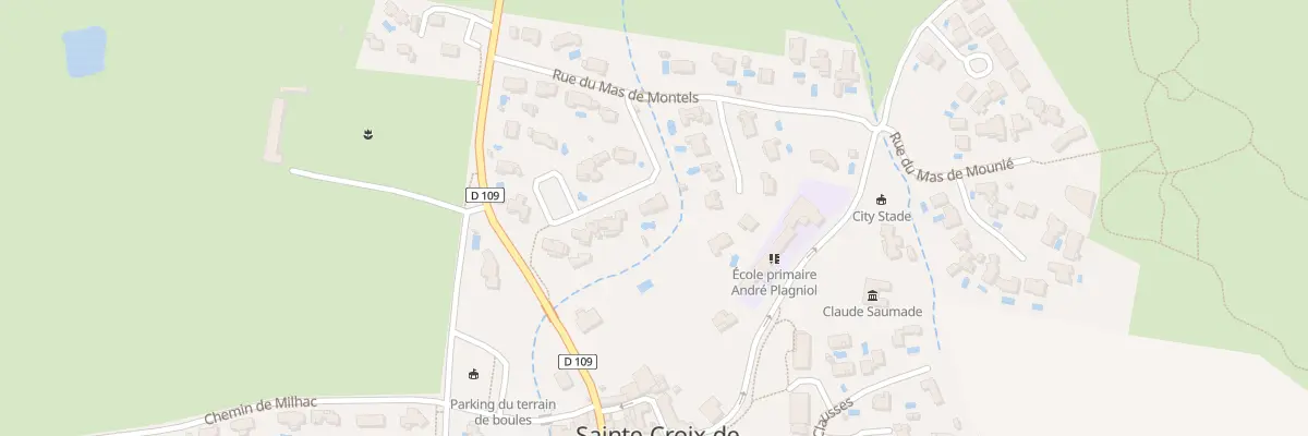Plan du 8 Lot les Sophoras à Sainte-Croix-de-Quintillargues