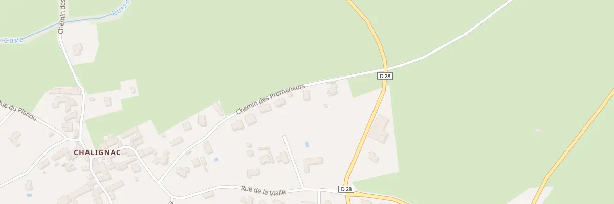 Plan du 14 Che des Promeneurs à Saint-Vincent