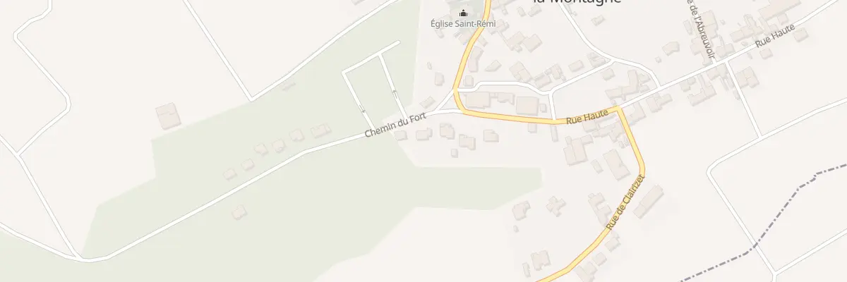 Plan du 3 Che du Fort à Coulommes-la-Montagne