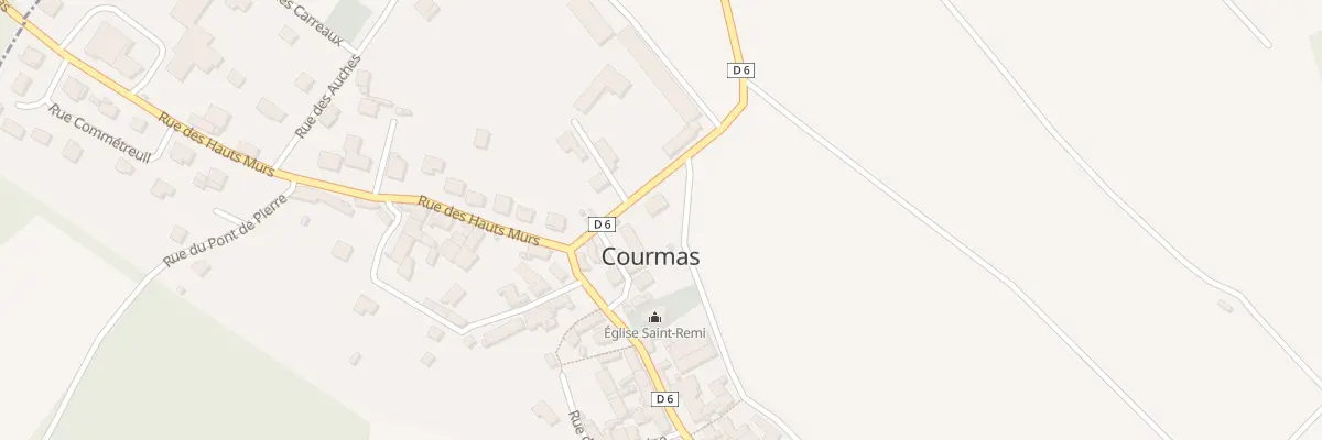 Plan du 6 Rue de la Grotte à Courmas