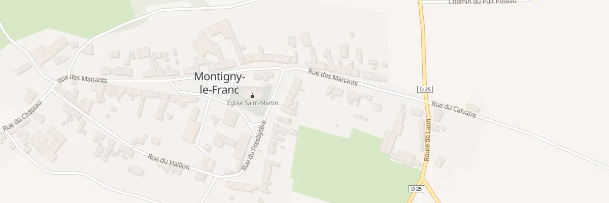 Plan du 5 Rue du Présbytère à Montigny-le-Franc