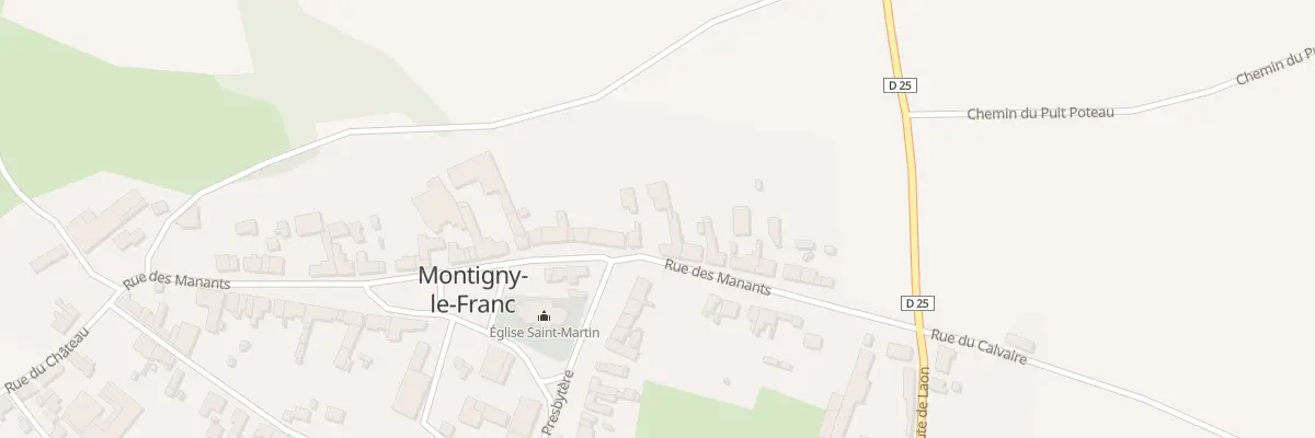 Plan du 15 Rue des Manants à Montigny-le-Franc