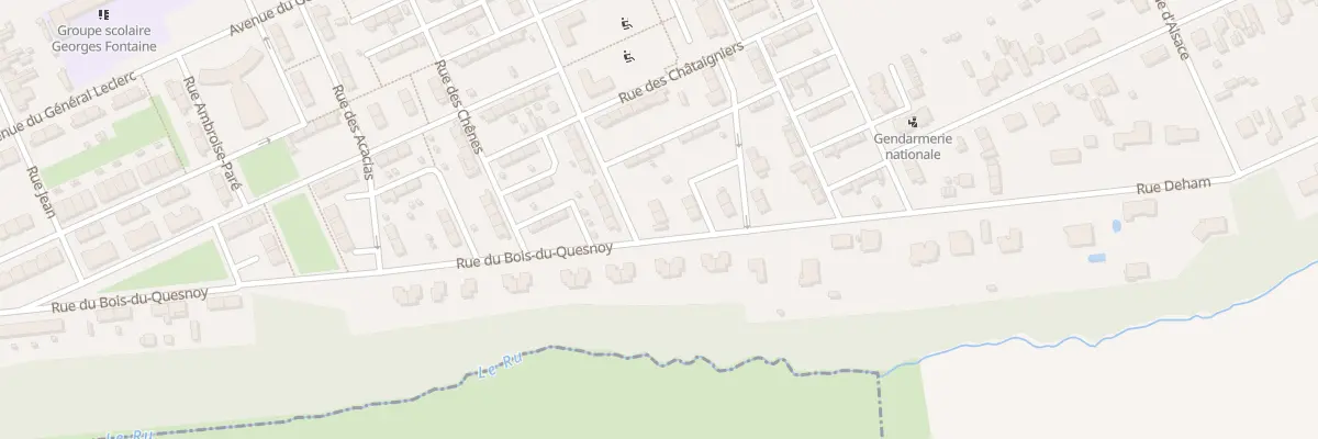 Plan du 116 Rue Deham à Hautmont
