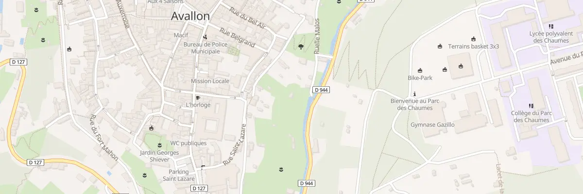 Plan du 30 Rte de Lormes à Avallon