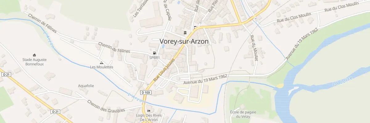 Plan du 10A Rue du Beal à Vorey