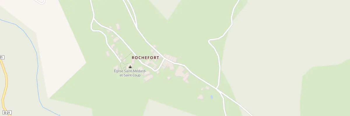 Plan du 6 Rochefort à Solore-en-Forez