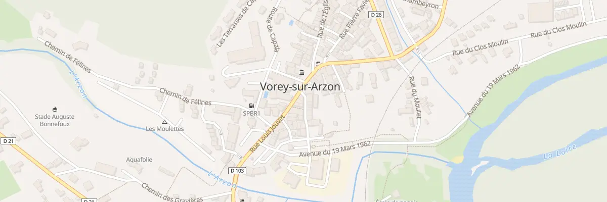 Plan du 2A Rue du Beal à Vorey
