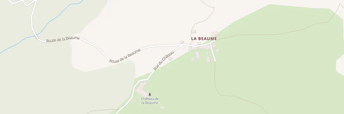 Plan du 5293A La Beaume à Solignac-sur-Loire