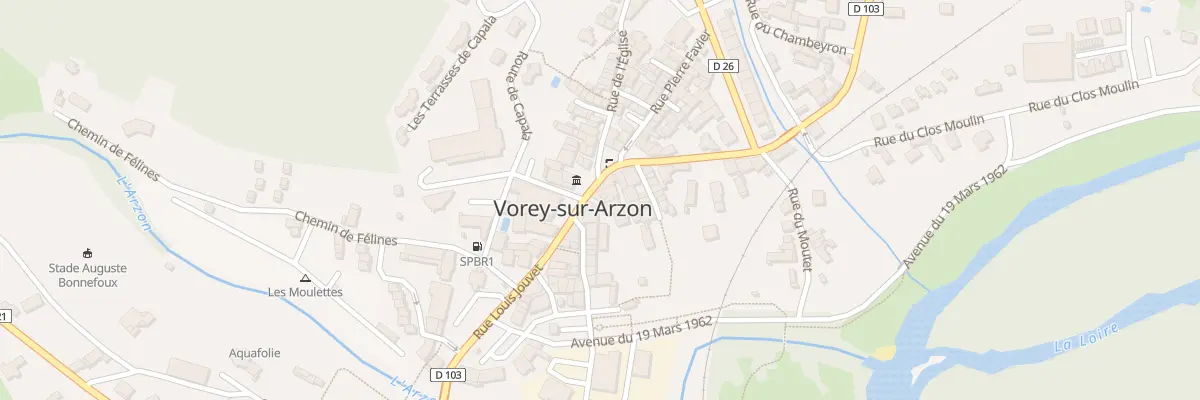 Plan du 6A Pl de la Mairie à Vorey