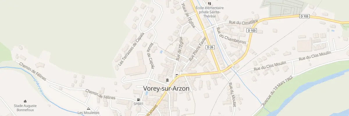 Plan du 4A Imp du Boulodrome à Vorey