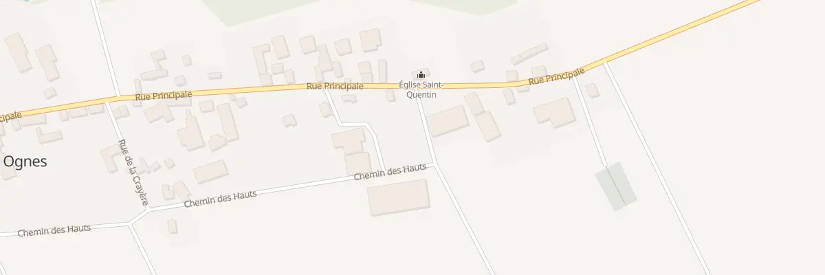 Plan du 40 Rue Principale à Ognes