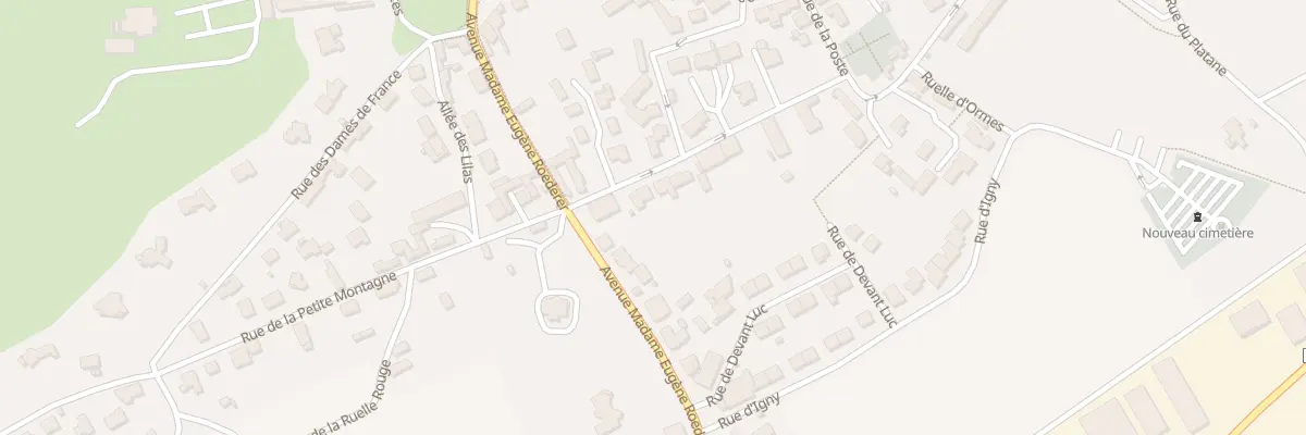 Plan du 17 Rue de la Moufle à Gueux