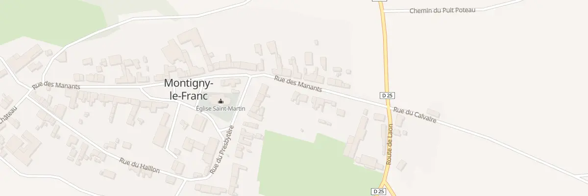 Plan du 10 Rue des Manants à Montigny-le-Franc