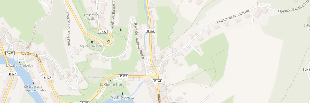 Plan du 59 Rte de Lormes à Avallon