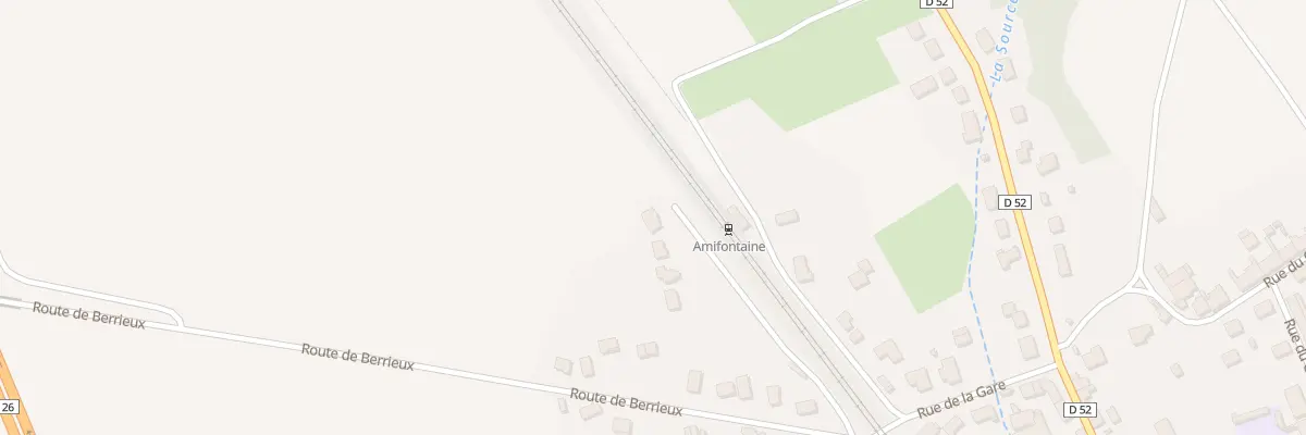 Plan du 10D Rte de Berrieux à Amifontaine