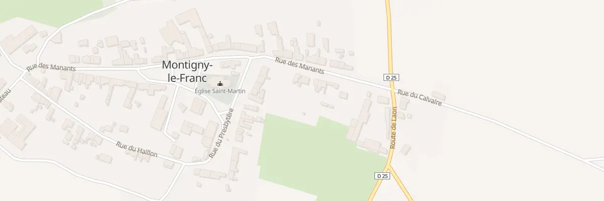 Plan du 8 Rue des Manants à Montigny-le-Franc