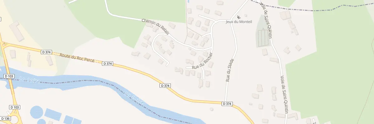 Plan du 8 Rue du Rocher au Monteil