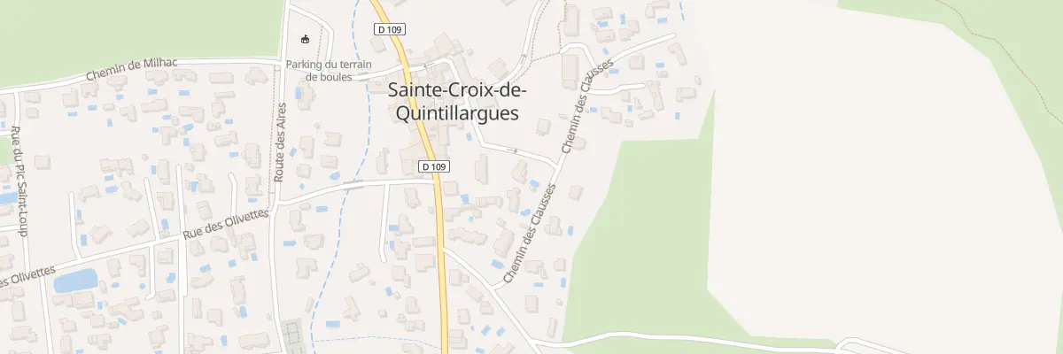 Plan du 133 Che des Clausses à Sainte-Croix-de-Quintillargues