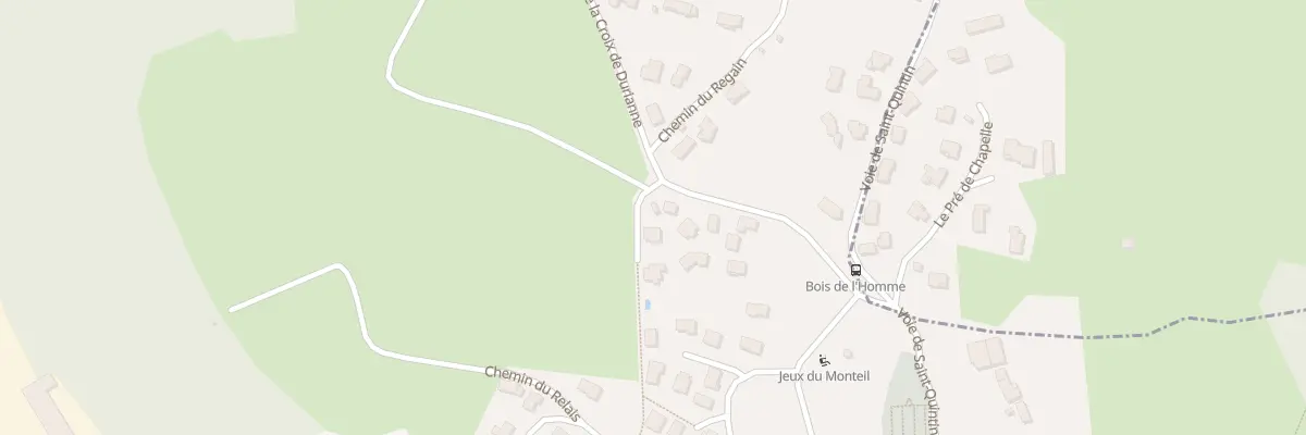 Plan du 1 Che du Grand Bois au Monteil