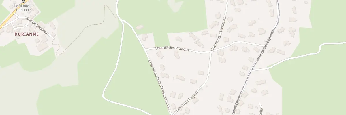 Plan du 13 Che des Pradous au Monteil