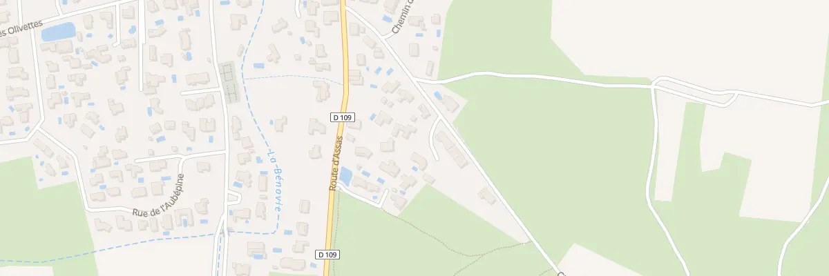 Plan du 333B Rte d’Assas à Sainte-Croix-de-Quintillargues