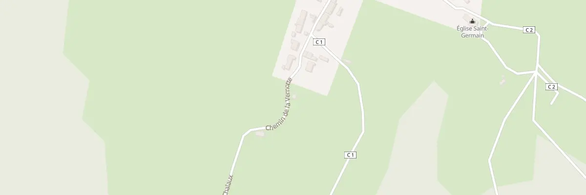 Plan du 42 Le Bourg à Chalaux