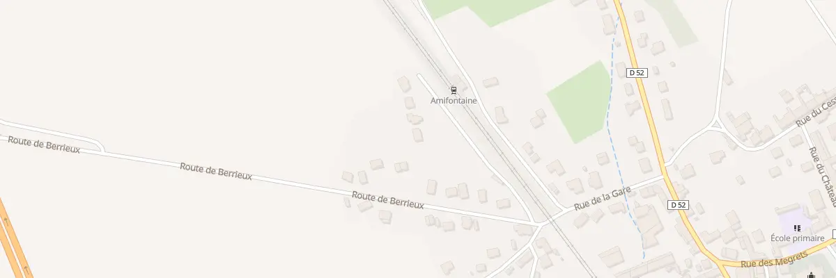 Plan du 10A Rte de Berrieux à Amifontaine