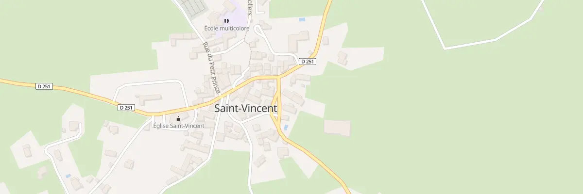Plan du 1 Rue de la Fontaine à Saint-Vincent