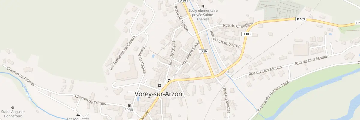 Plan du 7A Rue Traversière à Vorey