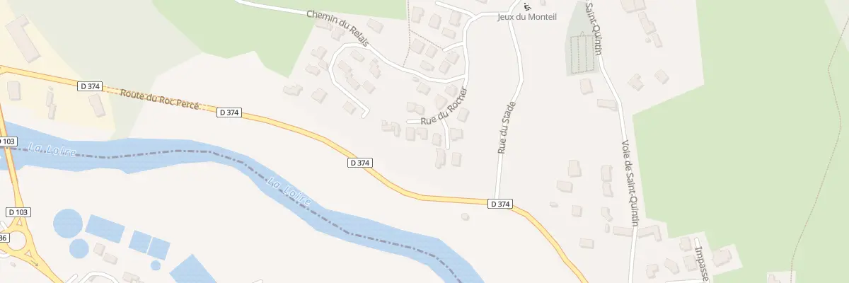 Plan du 3 Rue du Rocher au Monteil
