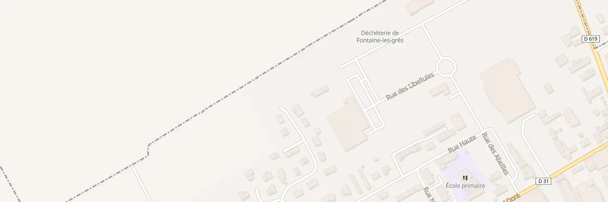 Plan du 12 Rue des Coquelicots à Fontaine-les-Grès