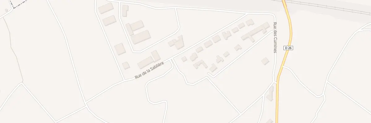 Plan du 19 Rue de la Sablière à Vrigny