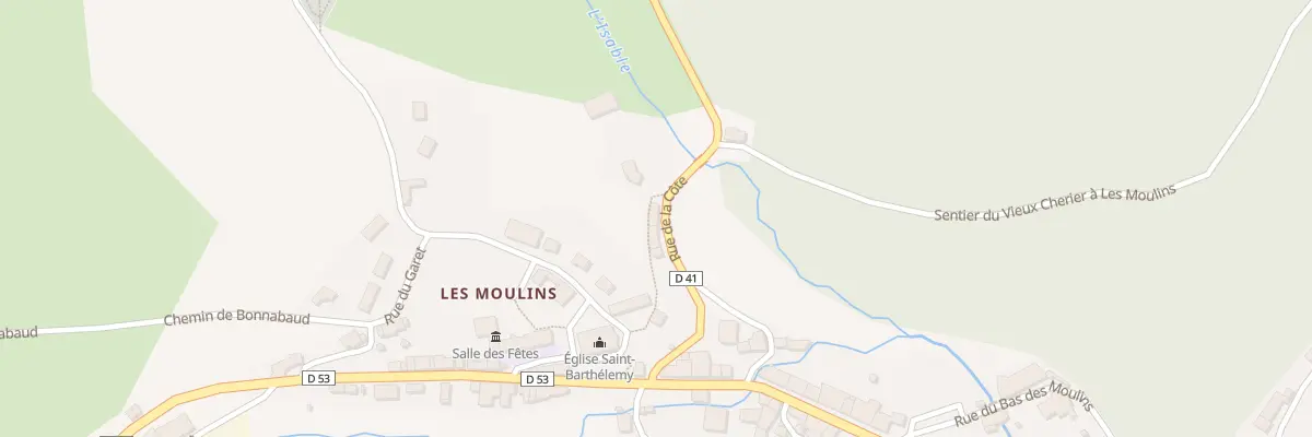 Plan du 7 Rue de la Cote à Cherier