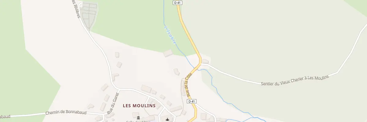 Plan du 11 Rue de la Cote à Cherier