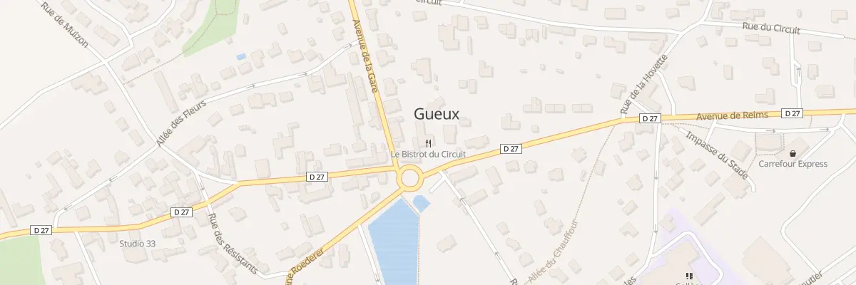 Plan du 5 Pl des Lacs à Gueux