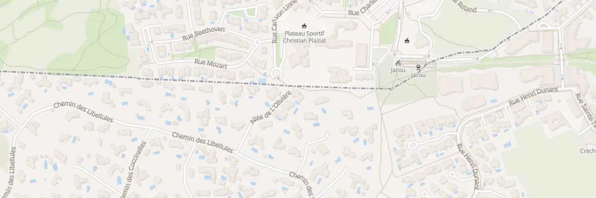 Plan du 10 All de l’Olivière à Castelnau-le-Lez