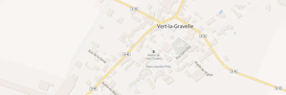 Plan du 28 Rue du General de Gaulle à Vert-Toulon